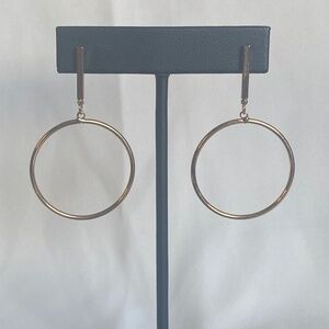 Hoop dangle earrings